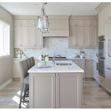 Taupe Kitchen Cabinets